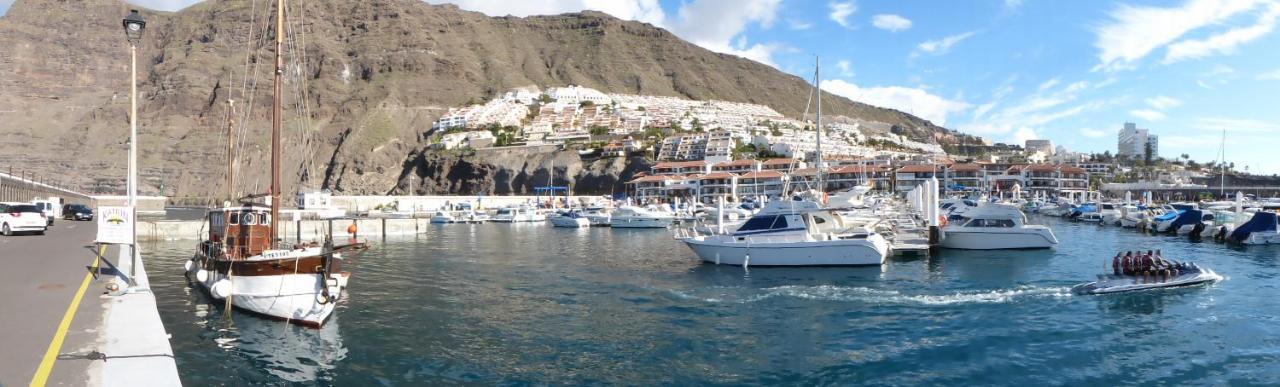 Apartment Mit Sonnenterrasse Und Panorama - Meerblick, 5 Min. Von Hafen + Strand Acantilado de los Gigantes Dış mekan fotoğraf