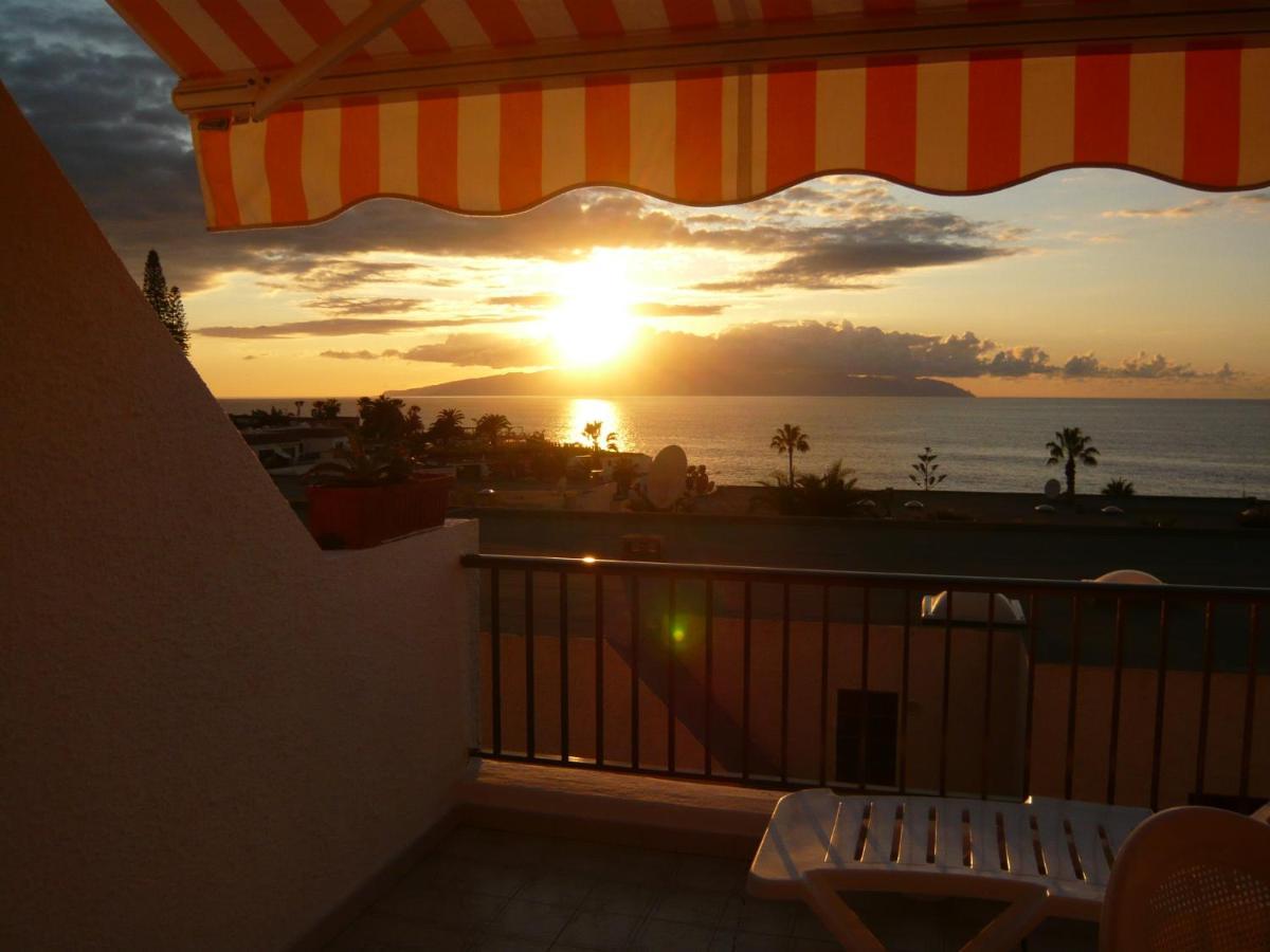 Apartment Mit Sonnenterrasse Und Panorama - Meerblick, 5 Min. Von Hafen + Strand Acantilado de los Gigantes Dış mekan fotoğraf